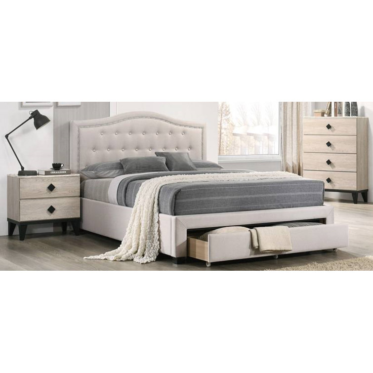 Red Barrel Studio Gurdas Upholstered Platform Configurable Bedroom Set